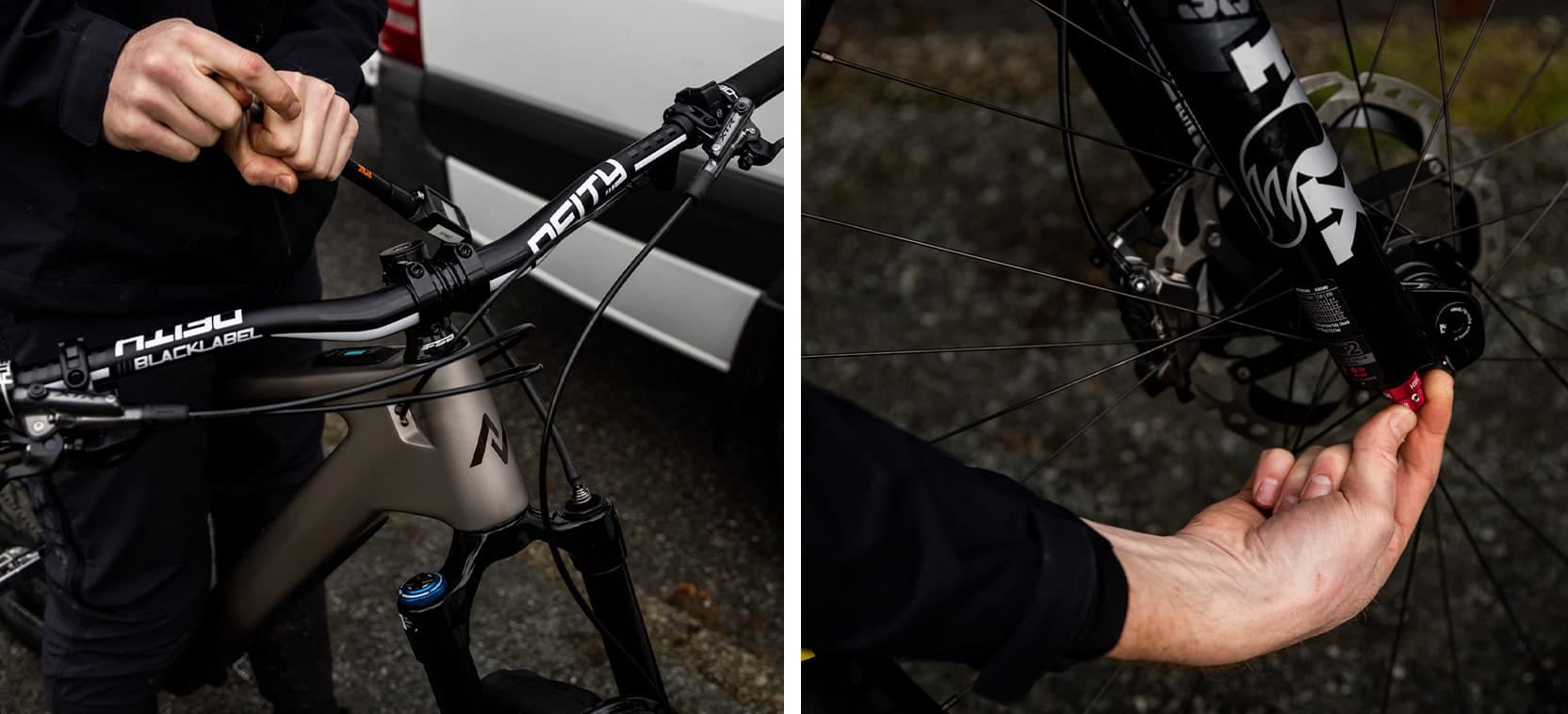 Ride Aligned Fork Setup
