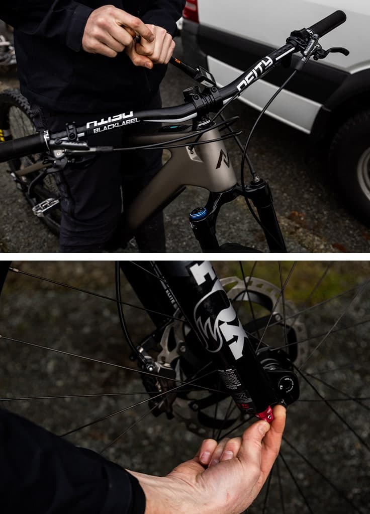 Ride Aligned Fork Setup